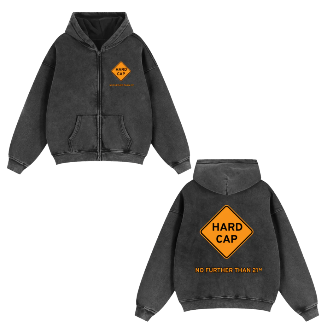 Hard Cap Zip Hoodie